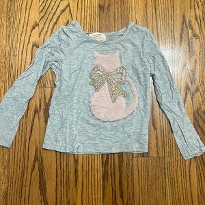 Girls Long Sleeve Embellished T-Shirt